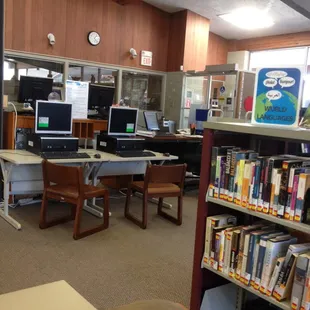 Inside. Smells a little musty, but hey that's how old books smell.