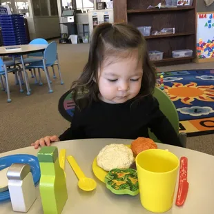 More toys and tables for little ones