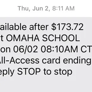 They stated they were going to put credit on to my account for July. The month of July they stated I never had the credit.