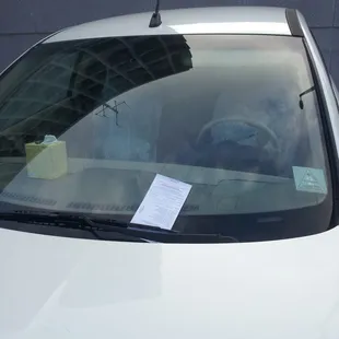 Different car. $17 donation to our school system. 2 chips on patrol