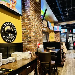 the dining area
