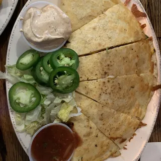 Spicy Chicken Quesadillas