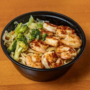 Shrimp Hibachi with Noddles
