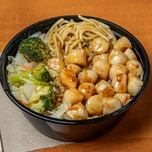 Scallops Teriyaki