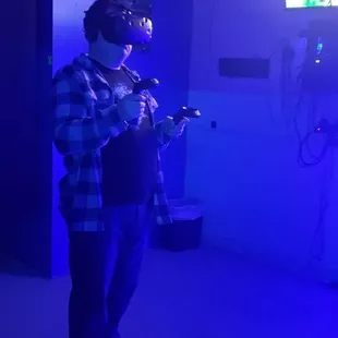 Doesnt look like much from the outside but inside the VR headset everything is a whole new world.