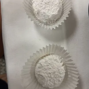 Kourabiedes (butter cookie with powdered sugar but Greek)
