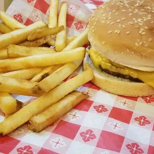 Smoked cheeseburger...