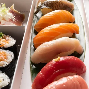 sushi and sashimi, sushi, food, sashimi