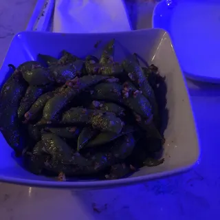 Spicy Garlic Edamame