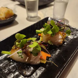 sushi and sashimi, food