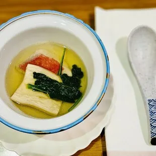 Osuimono With Kinmedai