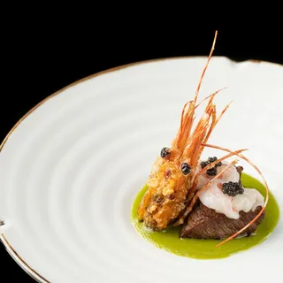 A5. Wagyu Beef with Amaebi