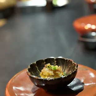 a bowl of food on a plate