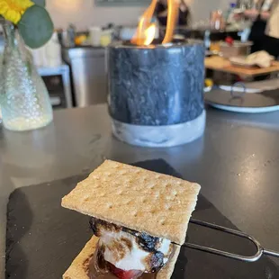 S'mores. Marshmallows are made in house. They are DEEEELISH
