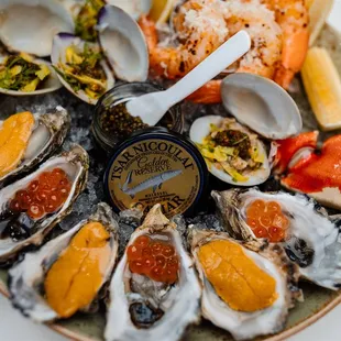shellfish, food, oysters and mussels, oysters, mussels