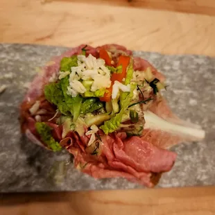 3rd course Ahi tuna wrap