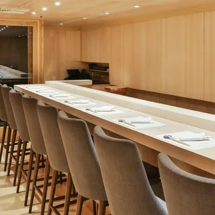 interior, sushi and sashimi