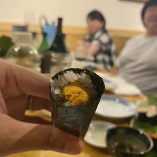 Xtra uni hand roll for me I can&apos;t have enuff of those