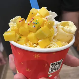 #8. Mango Tango Roll Ice Cream
