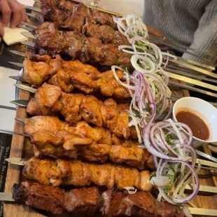 Sashlik: Lamb, Chicken