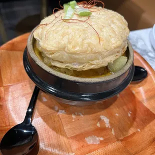 Curry chicken pot pie