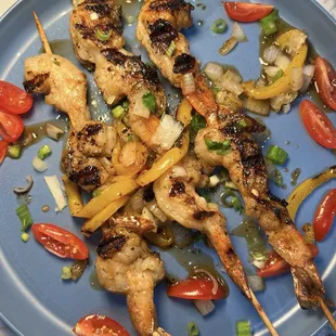 Shrimp skewers