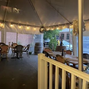 part of the back patio- it's covered entirely and a large area