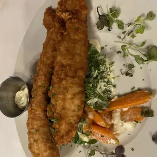 Potato Chip Encrusted Flounder