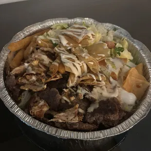 Chicken Platter with Extra Beef
