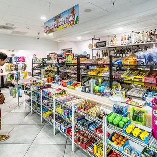 wide selection of candy