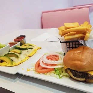 The Classic Burger and omelette are awesomeness!! The servers are nice and spotless clean.