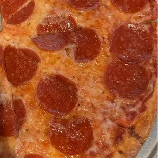 Pepperoni pizza