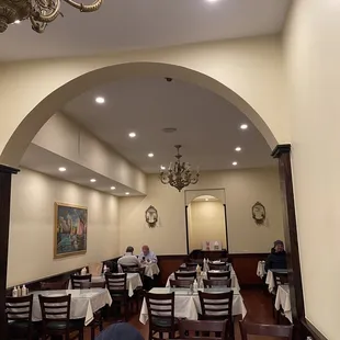 the dining room