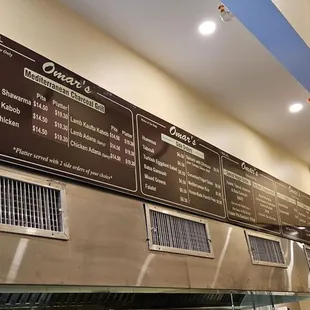 Menu with updated prices (01/25/2024)