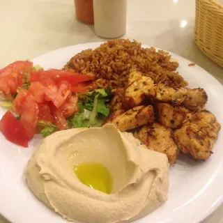 Chicken Kabob Platter