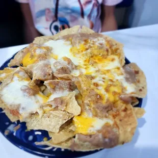Bean and Cheese Nachos