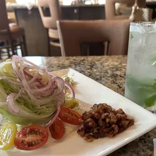 Wedge Salad Virgin Mojito