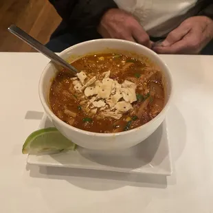 Chicken tortilla soup