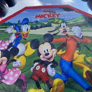 My kids loved Omarspartrentals  Disney licensed inflatables. great quality!