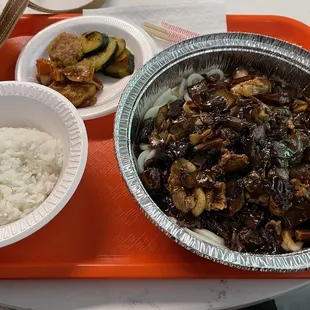 jajangmyeon (Black Bean Noodles)
