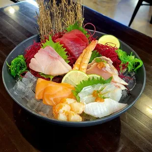 12 pc. assorted sashimi, $32.