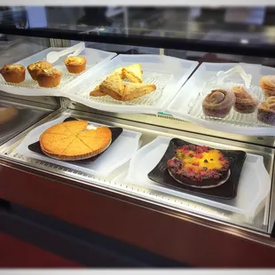 Pastry case.