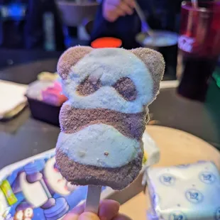 Panda shaped ice cream