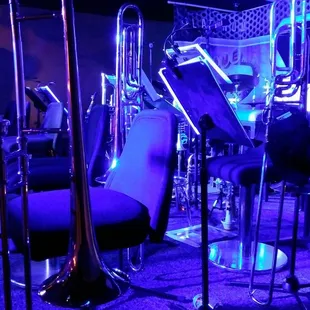 a band with instruments