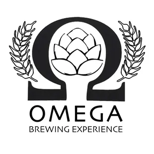 the logo for omega brewing experience
