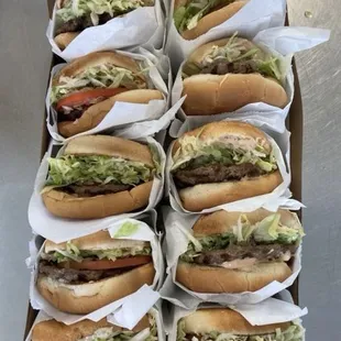 a box of sandwiches