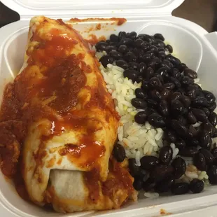 Chicken enchiladas