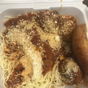 Spaghetti &amp; meatballs