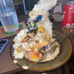 Like wtf is this?! They put too much god damn hash brown &amp; ruined my breakfast. BIGGEST WASTE OF MONEY.