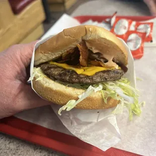 Bacon cheeseburger